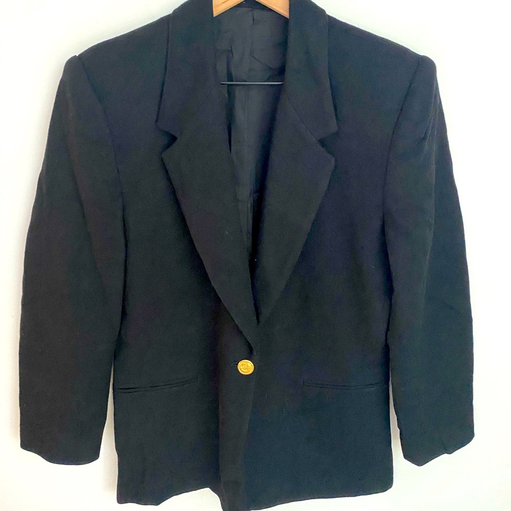 Andre‎ Barreau vintage women’s Black blazer, Size 8
